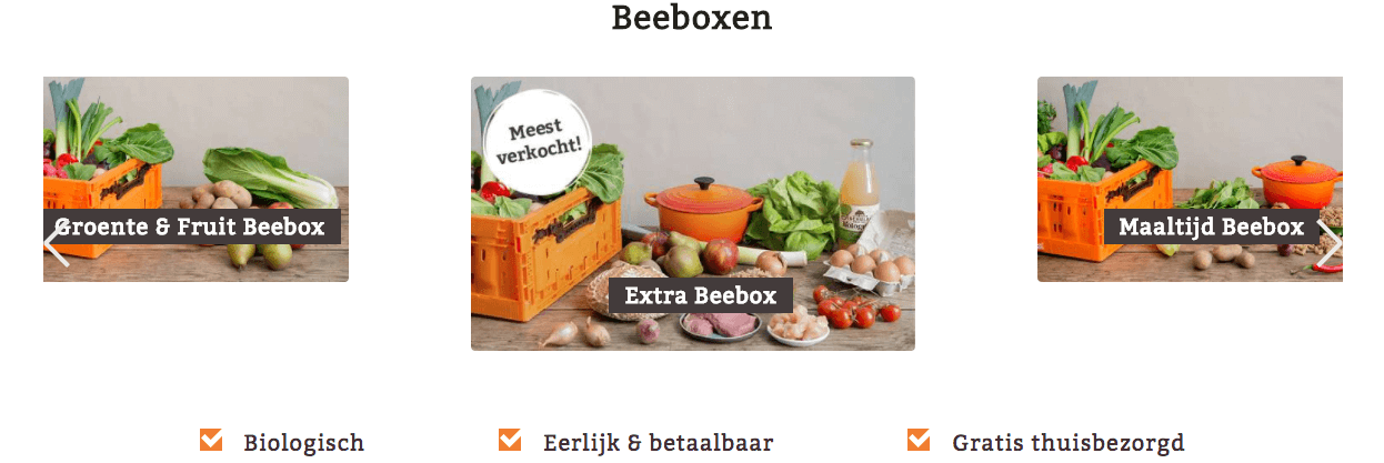 beebox - biologische maaltijdbox van willem - drees